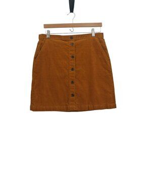 J.Crew Curvy Corduroy Mini Skirt in Camel (Size 8)